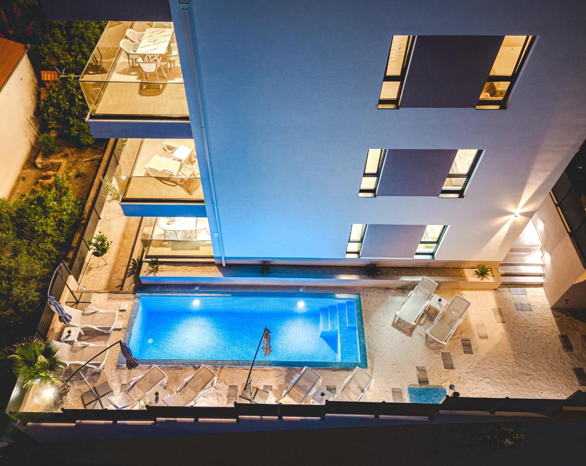 Adriatic Garden Apartments Okrug Gornji Exterior foto
