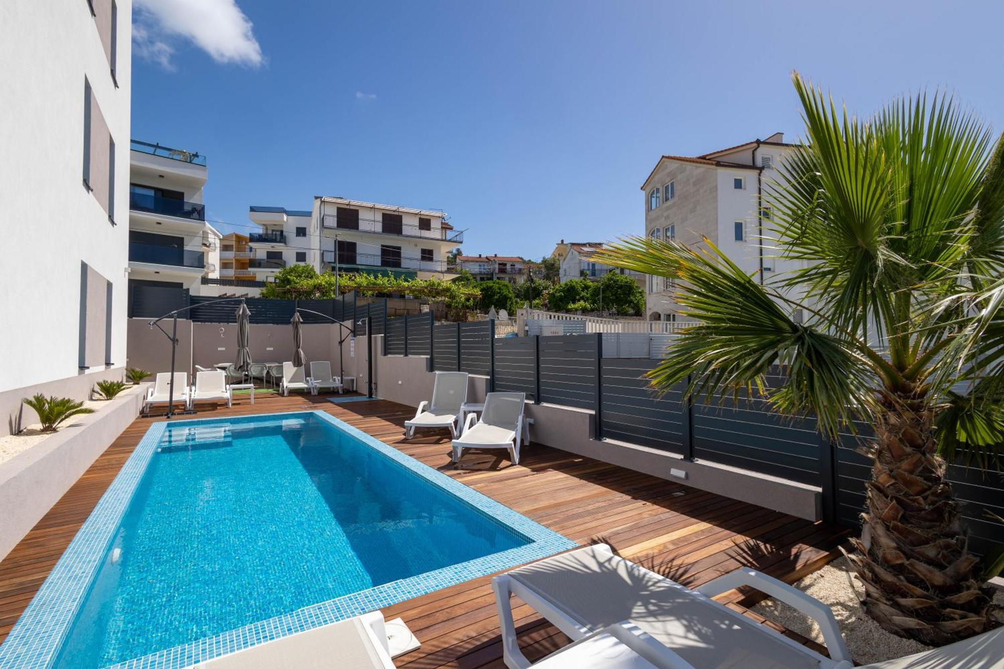 Adriatic Garden Apartments Okrug Gornji Exterior foto
