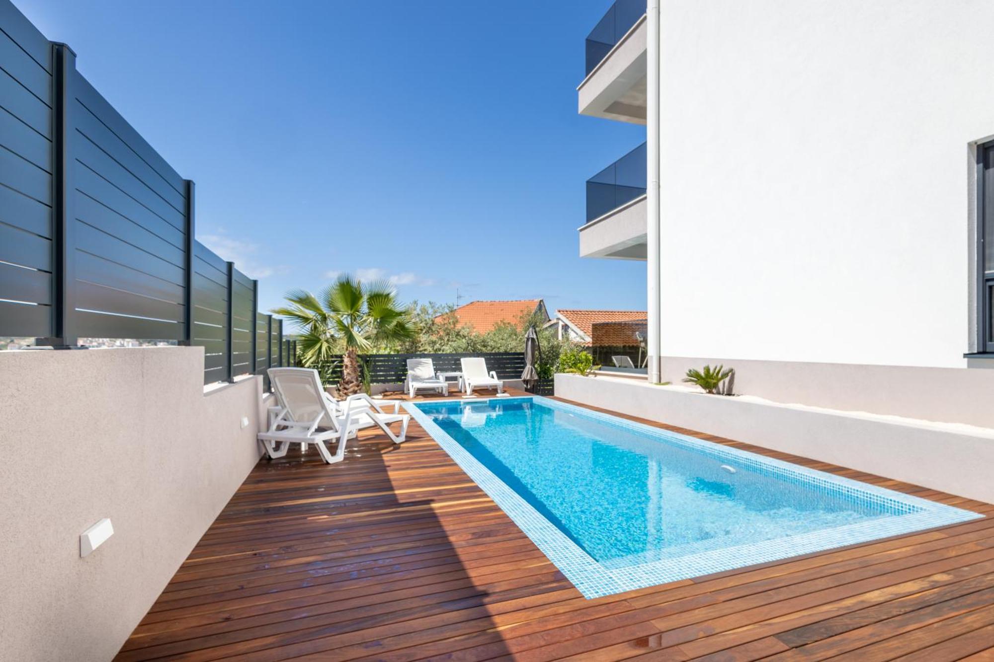 Adriatic Garden Apartments Okrug Gornji Exterior foto